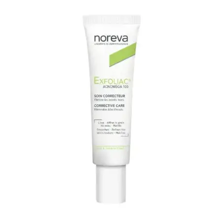 Крем для обличчя Noreva Exfoliac Acnomega 100 матуючий, 30 мл