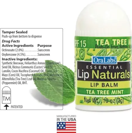 Бальзам для губ OraLabs Essential Lip Naturals SPF15 3 г (ассор.)