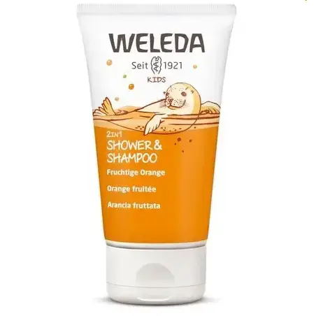 Шампунь-гель Weleda Kids 2 в 1 для дітей Апельсин, 150 мл
