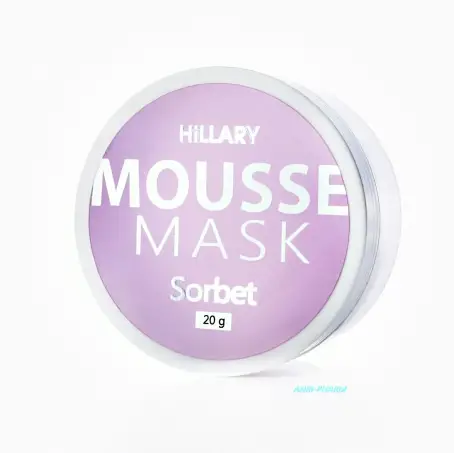 МУС-МАСКА Д/ОБЛИЧ. HILLARY MOUSSE MASK Sorbet пом'якш. 20 г