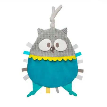 Игрушка мягкая Canpol Babies Pastel Friends 0+, бирюзовая 68-067