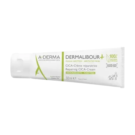 КРЕМ A-DERMA ДЕРМАЛІБУР+ ЦИКА-КРЕМ з молочк. вівса Реальба для відновл. пошкодж. та подразн шкіри 50 мл