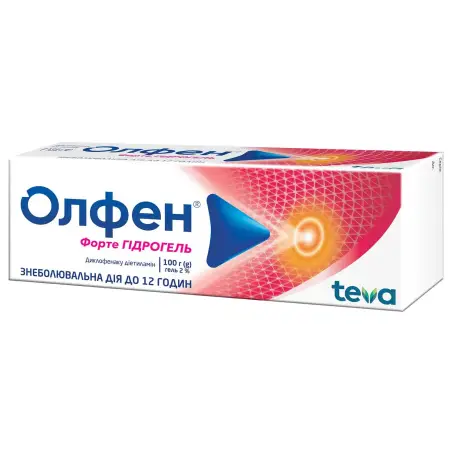 Олфен Форте Гідрогель гель 2 % туба 100 г