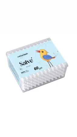 Ватные палочки Salve детские 50/60  шт.