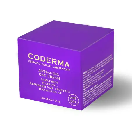 Крем для обличчя денний CODERMA Dermatological Laboratory Антивіковий  SPF 30+, 50 мл