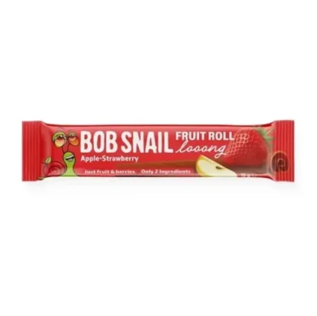 Конфеты Bob Snail Fruit Roll Looong яблоко-клубника, 15 г