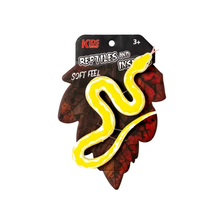 Игрушка фигурка Kids Team Reptiles and Insects желтая Змея арт. ZY1827209