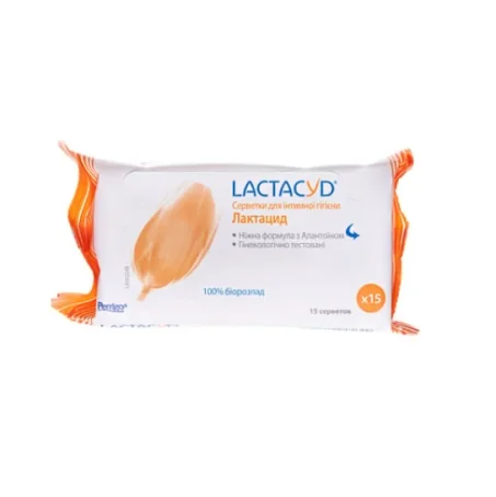 Салфетки для интимной гигиены Lactacyd (Лактацид), 15 шт