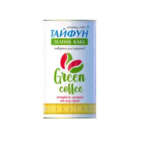 Кофе зеленый Тайфун с гарцинией и ягодами годжи по 100 г в бан.