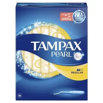 ТАМП. TAMPAX Discreet Pearl regular з апл. №18