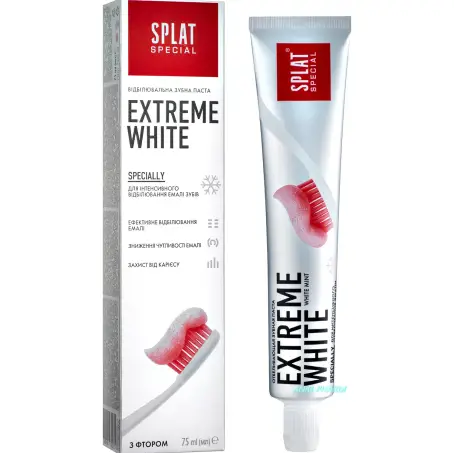  Зубна паста SPLAT SPЕCIAL EXTREME WHITE 75 мл