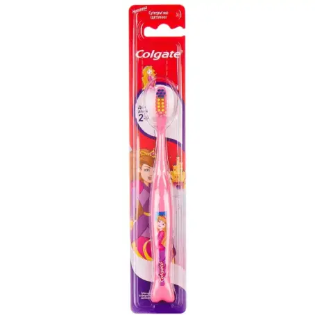 Зубна щітка дитяча Colgate (Колгейт) Smiles для дітей від 2-х років суперм'які щетинки