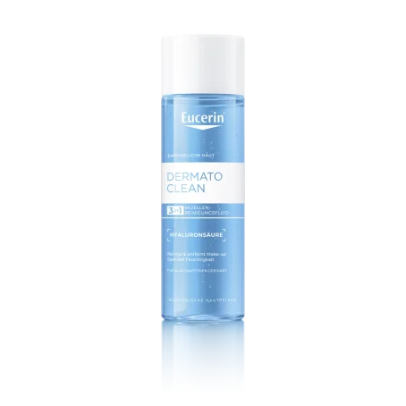 Міцелярний очищуючий флюїд 3 в 1 Eucerin (Юцерин) DERMATOCLEAN для чутливої шкіри всіх типів, 200 мл
