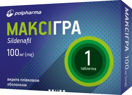 Максігра 100 мг табл. в/о №1 