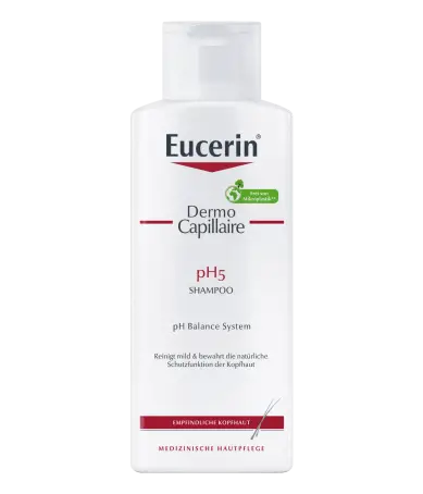 Мягкий шампунь для чувствительной кожи головы Eucerin DermoCapillaire pH5, 250 мл