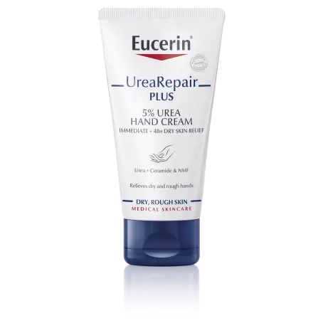 Увлажняющий крем для сухой кожи рук Eucerin 5% UreaRepair Plus, 75 мл