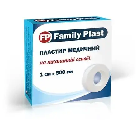ПЛАСТ. FAMILY PLAST 1 х 500 см ткан. білий