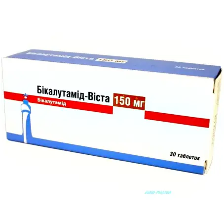 БІКАЛУТАМІД-ВІСТА 150 мг №30 табл. в/о