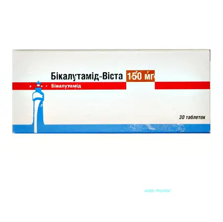 БІКАЛУТАМІД-ВІСТА 150 мг №30 табл. в/о