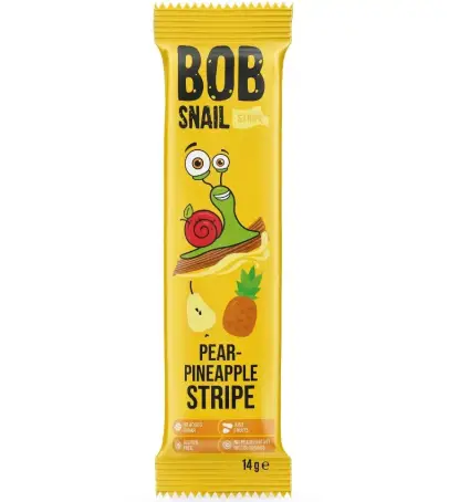 СТРАЙПСИ BOB SNAIL Груша-ананас 14 г