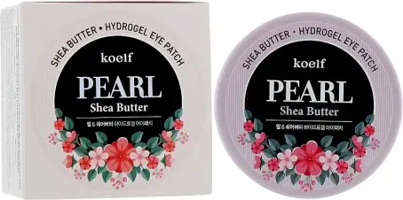ПАТЧІ KOELF Pearl & Shea Butter Eye Patch гідрогел. з перлинами для очей №60