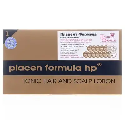 ЗАСІБ ДЛЯ ВОЛОССЯ PLACENT FORMULA HP Fluid hair formula silc 10 мл №2 амп.