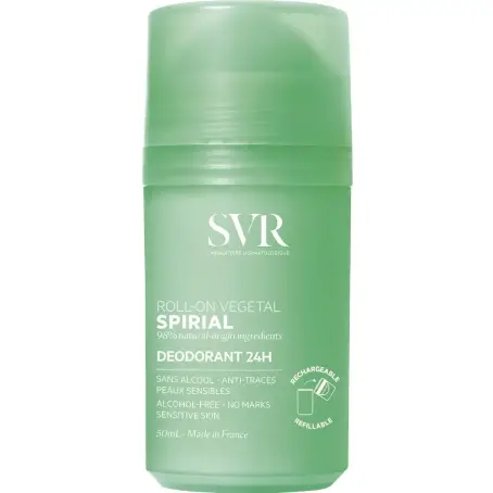 Дезодорант-антиперспірант кульковий SVR Spirial Vegetal 24h, 50 мл