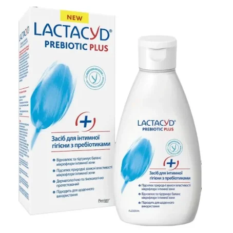 Засіб для інтимної гігієни Lactacyd Pharma з Пребіотиками, з дозатором, 250 мл
