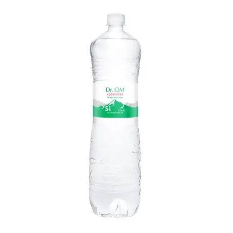 Мінеральна вода кремнієва Dr. OM 1,5 л, слабогазована