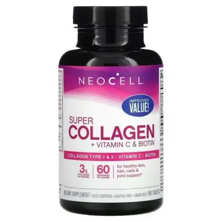 Супер колаген +С та біотин Vitamin C & Biotin №180 табл. NEOCELL 