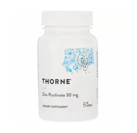 Цинку піколінат посилений Thorne Research,30 мг,60 капсул