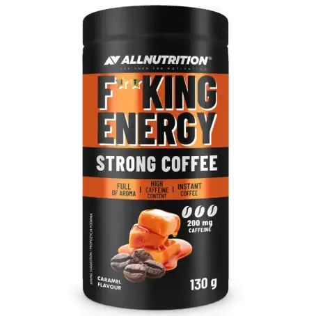 Кофе AllNutrition Fitking Delicious Energy Coffee Карамель, 130 г