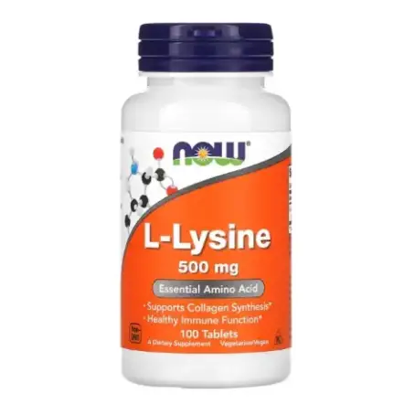 L-Лизин, Now Foods 500 мг, 100 таблеток