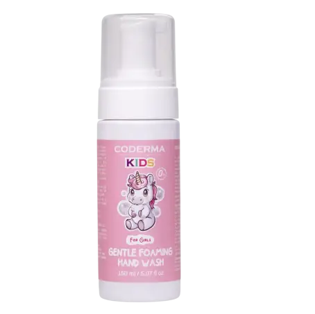 Нежная пенка для мытья рук для девочек, 150 мл. CODERMA KIDS, ЮАФАРМ