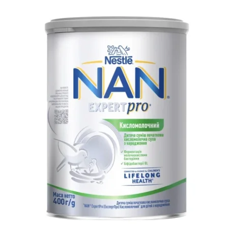 СУМІШ NAN КИСЛОМОЛОЧНИЙ Expert pro з народж. 400 г