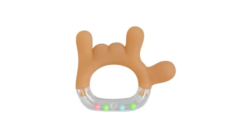 Игрушка прорезыватель-погремушка Baby Team арт. 4038, 1 шт