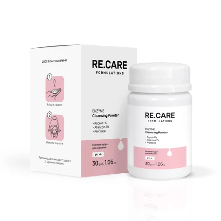 Энзимная пудра для умывания Enzyme Cleansing Powder RE.CARE, 30 г
