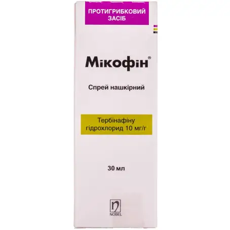 Мікофін спрей 10 мг/г флакон 30 мл з розпилювачем №1