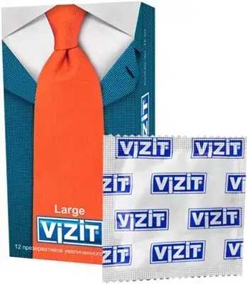Презервативи VIZIT Large збільш. розмір №12