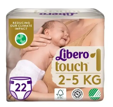 ПОДГУЗНИКИ LIBERO Touch 1(2-5 кг) №22