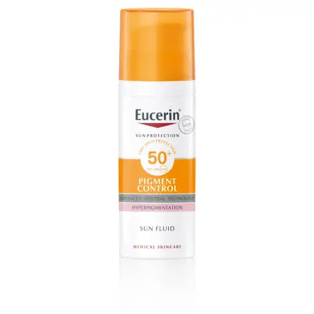 Солнцезащитный антивозрастный флюид Eucerin для лица с SPF 50+, 50 мл