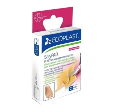 Пластырь мозольный Ecoplast SaliPad для удаления огрубевшей кожи 40 мм х 60 мм, 2 шт