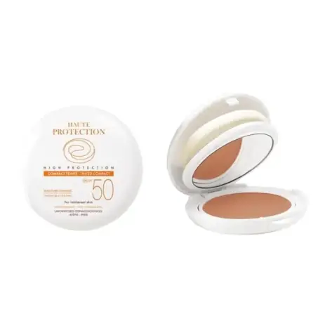 Пудра для лица Avene SPF 50+ с минеральными фильтрами, бежевый, 10 г
