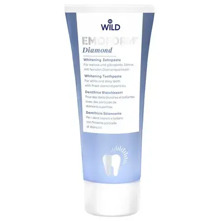 Зубна паста Dr. Wild Emoform Diamond Діамант відбілююча, 75 мл