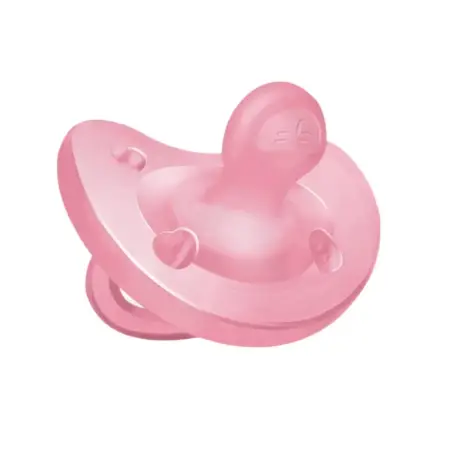 Пустышка Chicco силиконовая Physioforma Soft от 6 до 16 месяцев розовая