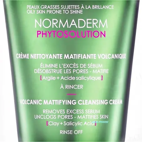 VICHY НОРМАДЕРМ ФІТОСОЛЮШН КРЕМ-ГЕЛЬ мат. д/глиб. очищ. жирн., схил. до недол. шкіри 125 мл