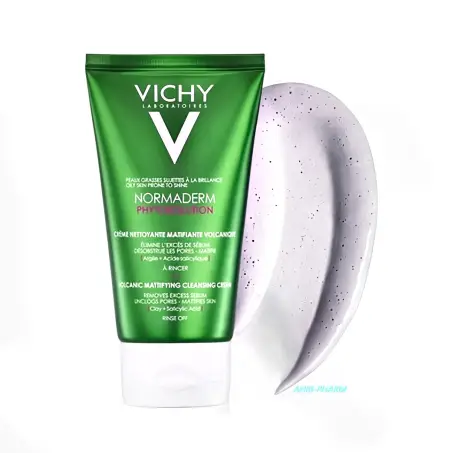VICHY НОРМАДЕРМ ФІТОСОЛЮШН КРЕМ-ГЕЛЬ мат. д/глиб. очищ. жирн., схил. до недол. шкіри 125 мл