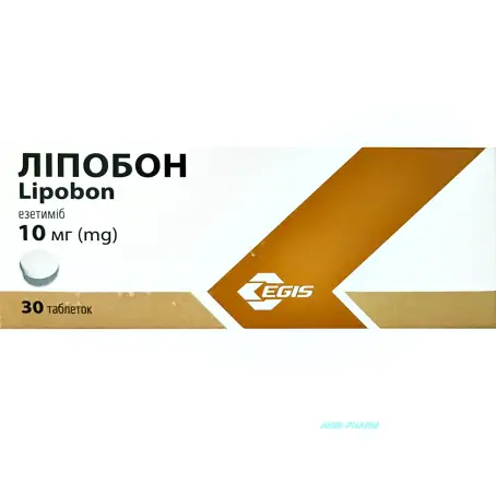 ЛІПОБОН 10 мг №30 табл.