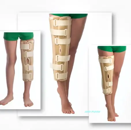 БАНДАЖ Д/КОЛІН. СУГЛ. р.M/L з ребр. жорстк. посил. фікс. люкс 6112