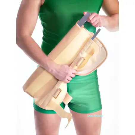 БАНДАЖ Д/КОЛІН. СУГЛ. р.M/L з ребр. жорстк. посил. фікс. люкс 6112